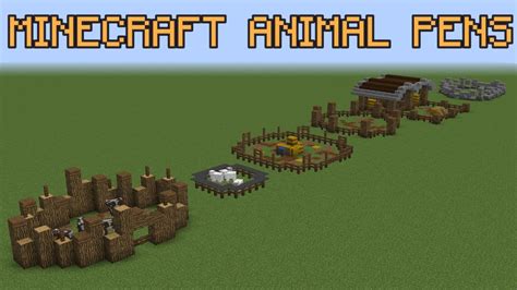 minecraft animals tutorial -----In this video, I will show you how to build a. . Minecraft animal pen